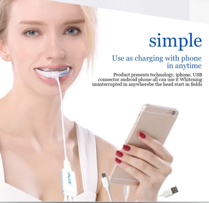 Glory Smile Tooth Whitening Product Usb Light Teeth Whitening Gel Pen Home Teeth Whitening Kit ...