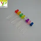 高輝度 5 ミリメートルの led ダイオード緑/青/黄/赤/オランウータン/アンバー/Pruple/ ピンク (CE & RoHS)