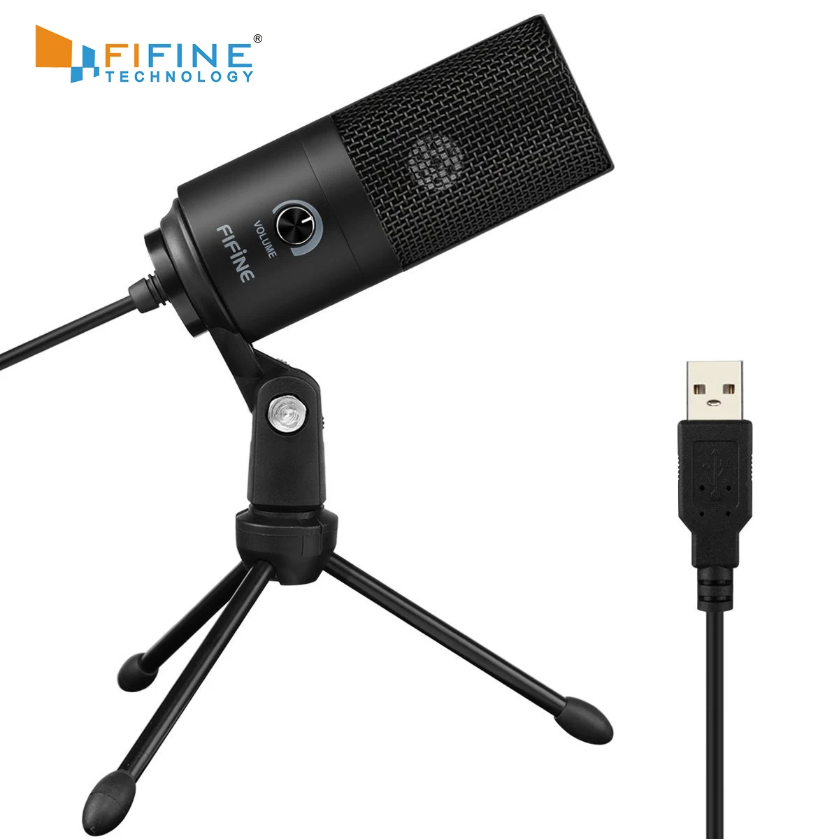 Fifine Condenser Recording Microphone For Laptop Mac Or Windows Studio