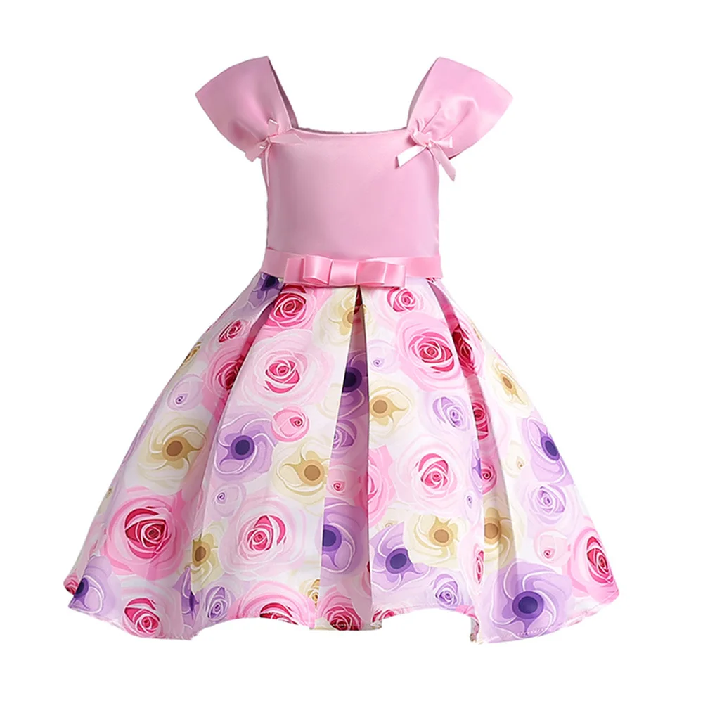 princess print dress