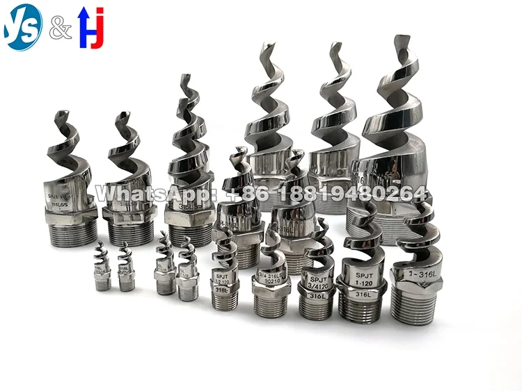 Hhsj Nozzle,Flue Gas Desulfurization Spiral Nozzle,Ss316l Full Cone