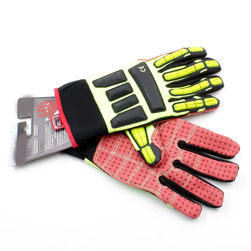 Oilfield Gloves Industrial Oil Resistant Impact Gloves Buy Oil Field