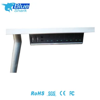 Us Mexico Undertable Edge Mount Strip Outlet Us Mexico Undertable Edge Mount Strip Outlet Retractable Office Desk Mounted Electric