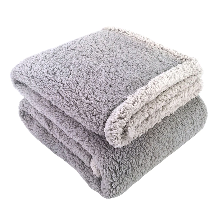 Lining Blanket Antipilling Sofa Throw China Factory 100 Polyester Two