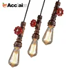 loft country style vintage restaurant decor industrial looking pendant light fixtures