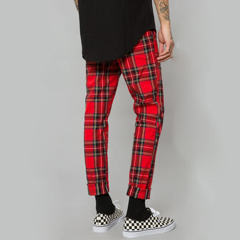 red plaid pants mens