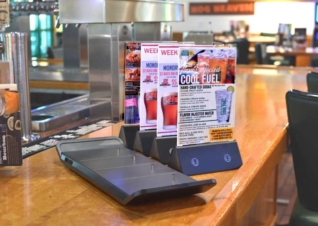 Best Promotional Item Table Stand Menu Holder Advertising Power Bank - ANKUX.COM