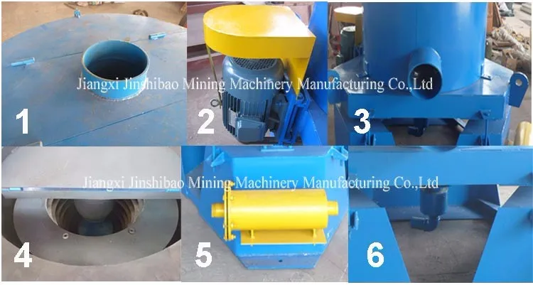 Automatic Working Gravity Separation Water Jacket Centrifugal Gold Separator