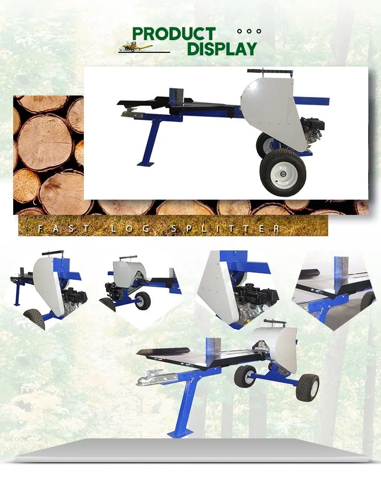 40 Ton Gasoline Log Splitter Fast Log Splitter Log Splitter