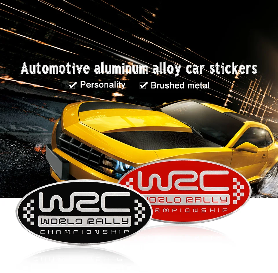 newest stylish red black auto front back side stickers aluminum alloy car decoration wrc sticker buy black car body sticker auto body decoration stickers car decoration vinyl sticker product on alibaba com newest stylish red black auto front