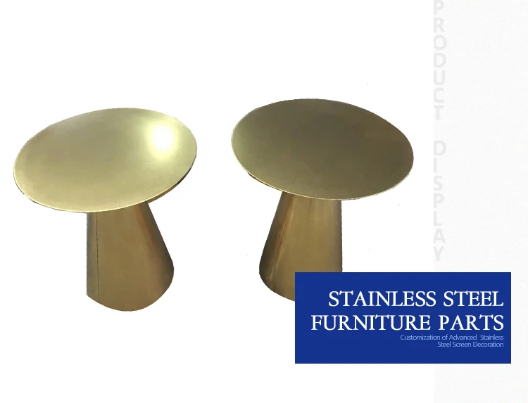 modern polished round metal coffee table base metal x shape office lucite table legs metal desk legs