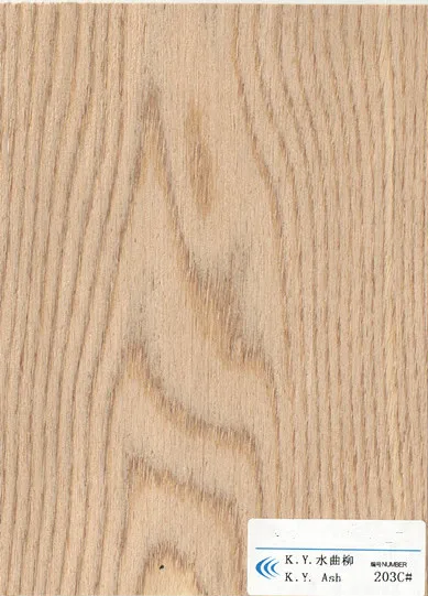 white ash wood veneer