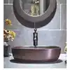SJJY-2008-3 Square shape matt metal surface ceramic bowl for estate