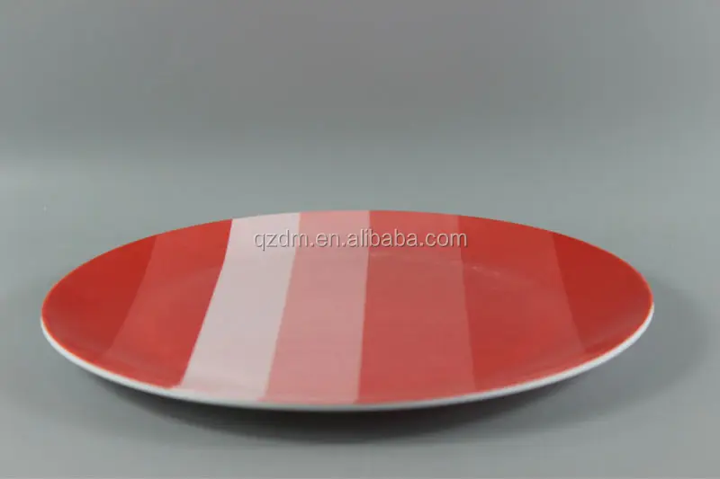 Red Melamine Dinner Plates For Sale