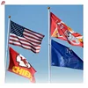 Custom printing big size polyester NFL team flag