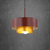 vintage industrial Double deck lampshade lamps for decorations home