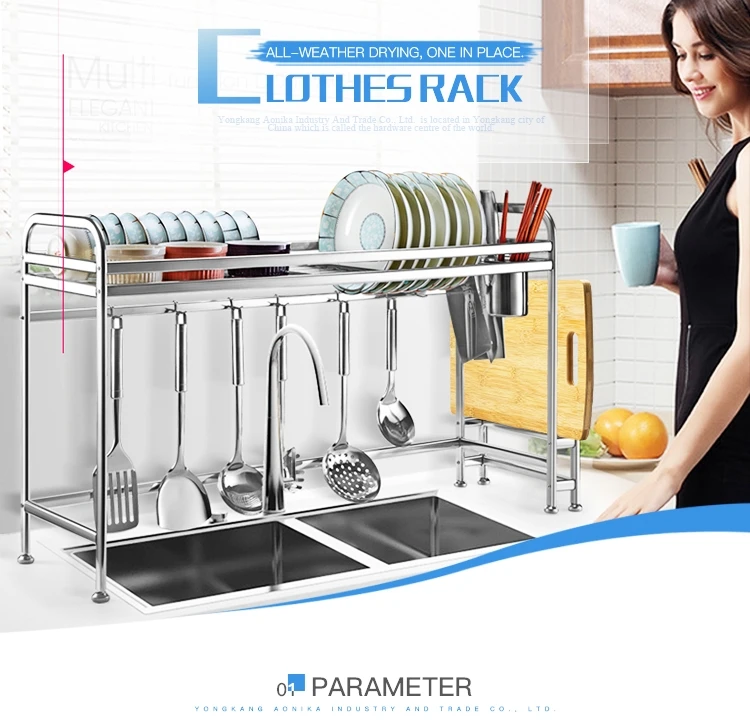 Buy Atacama Stainless Steel Wall Mounted Dish Drying Rack Drainer Organizer  Quality Assurance Economical Diy Dish Drainer Rack from Huizhou Hui  Shenghuo Houseware Co., Ltd., China