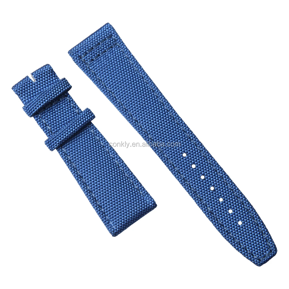 Factory Custom Hight Quality Sailcloth Watch Straps Cordura Leather