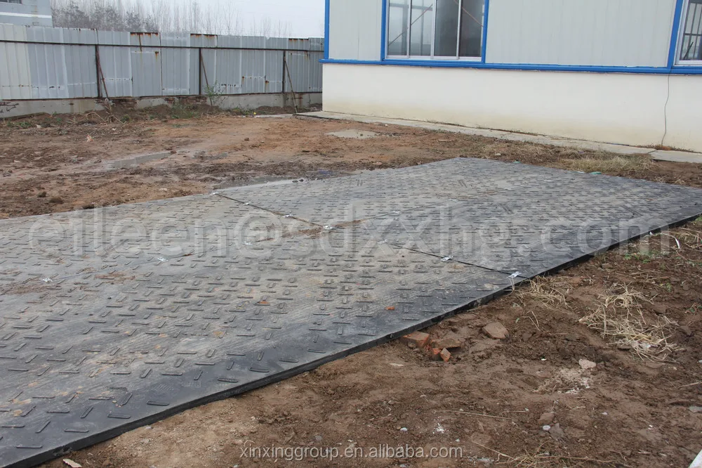 Temporary Hdpe Construction Track Protection Ground Mat/ 4x8 Ft