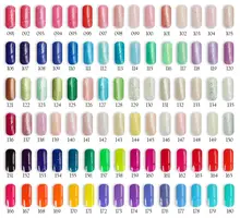 6pcs VOG fashion pure color LED gel nail polish 15ml 268 bright colors for choice