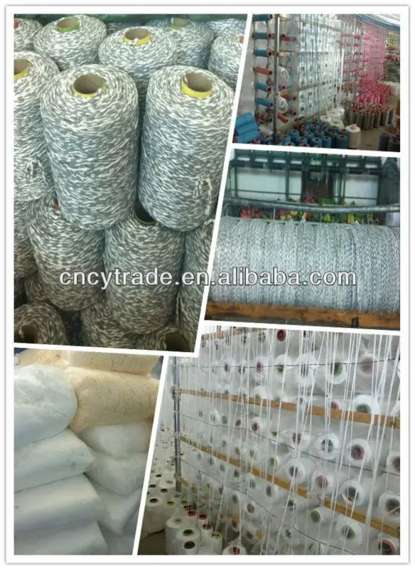 100% polyester yarn/regenerate polyester mop yarn/microfiber braided yarn for mop