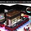 Commercial Hotel Restaurant Stainless Steel Bar Equipment Counter Design