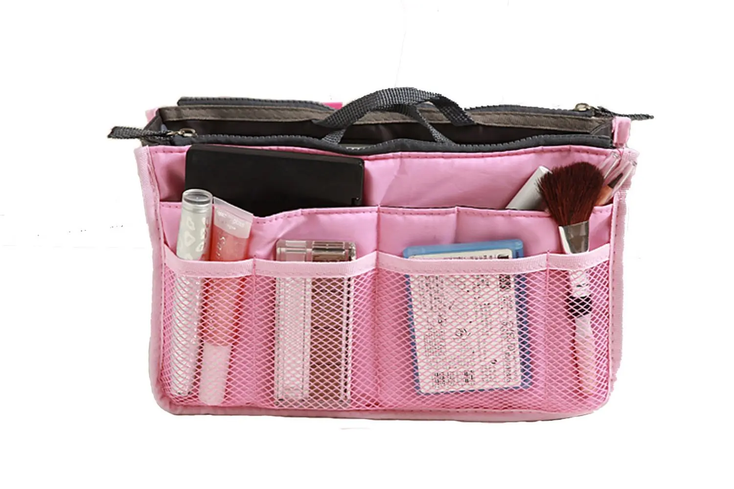 cosmetic bag with compartments