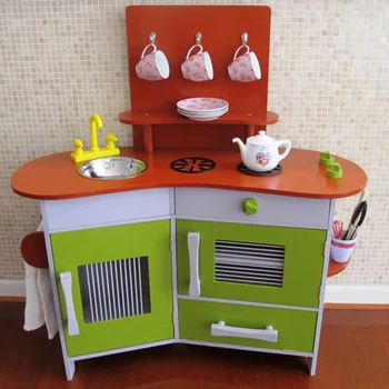 Multifungsi Merah Dapur Mainan Untuk Berpura Pura Diy Kayu Multifungsi Merah Dapur Mainan Untuk Berpura Pura Diy Kayu Set