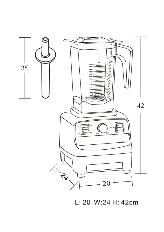 Industrial Juicer,Versatile Blender,No.1 Quality In The World,Jtc