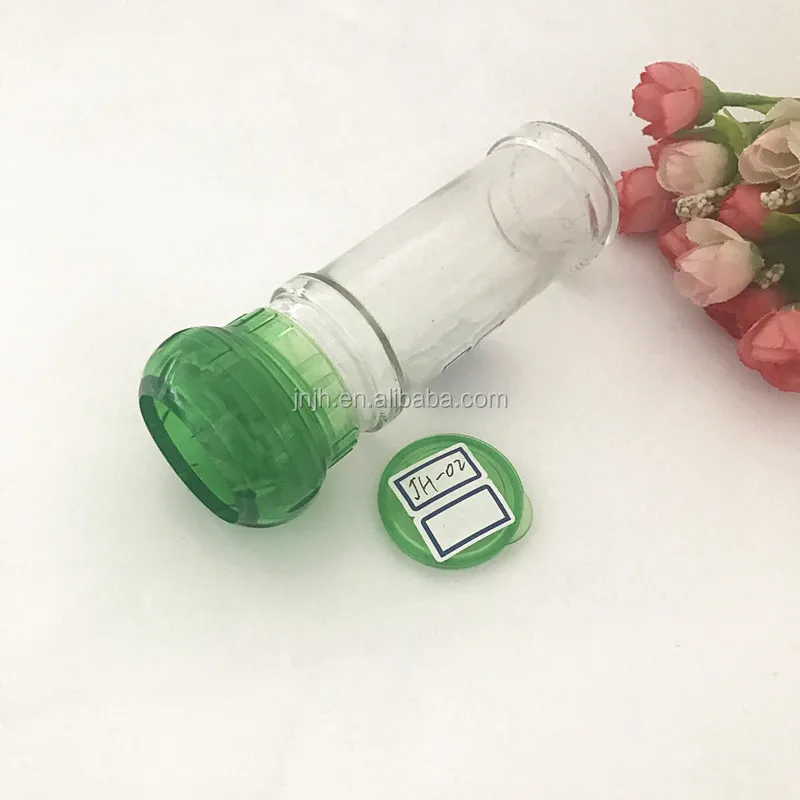 100ml Empty Manual Glass Herb /salt / Spice Mill Grinder Bottle With