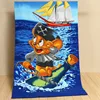China Microfiber custom printed towel beach mouse