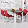 patient stainless steel model wood dining table with price