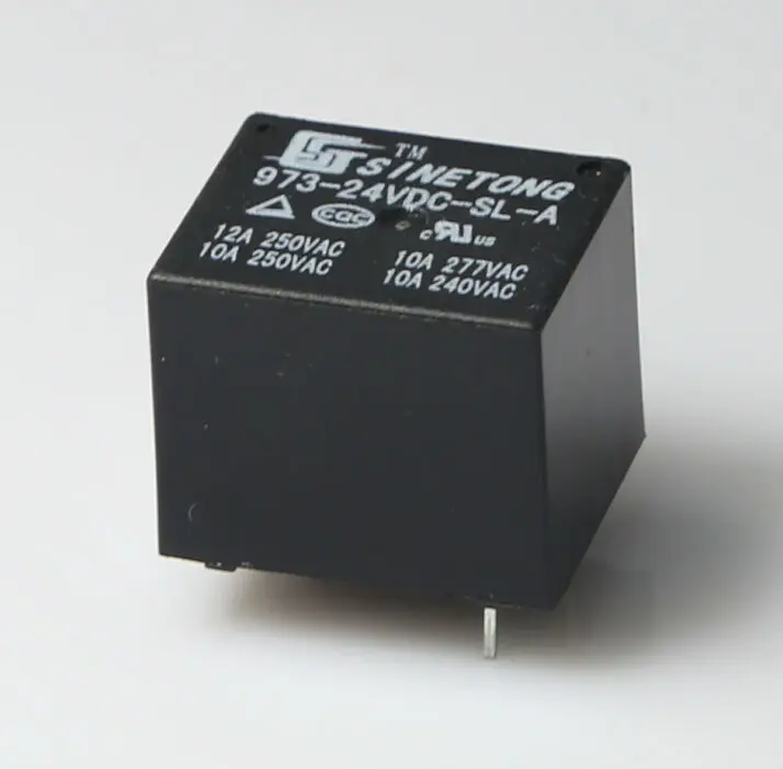 10a Small Relay 24v Pcb Type Normal Open Power Relay Throughhole