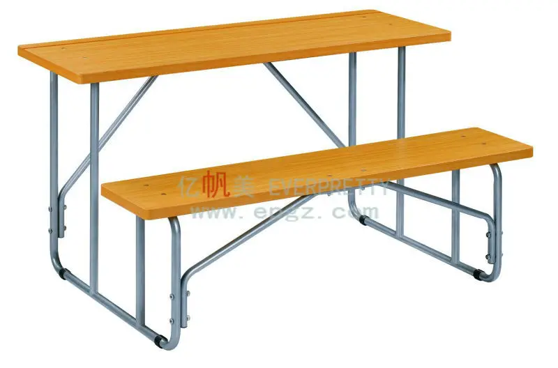 Different Types Of Table Setting Wooden School Desk And Bench