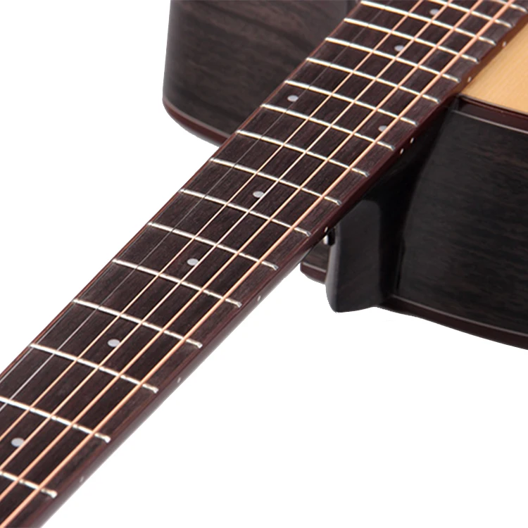 Handmade 41 Inch New Guitar Glossy Finishing Solid Sitka Spruce Walnut