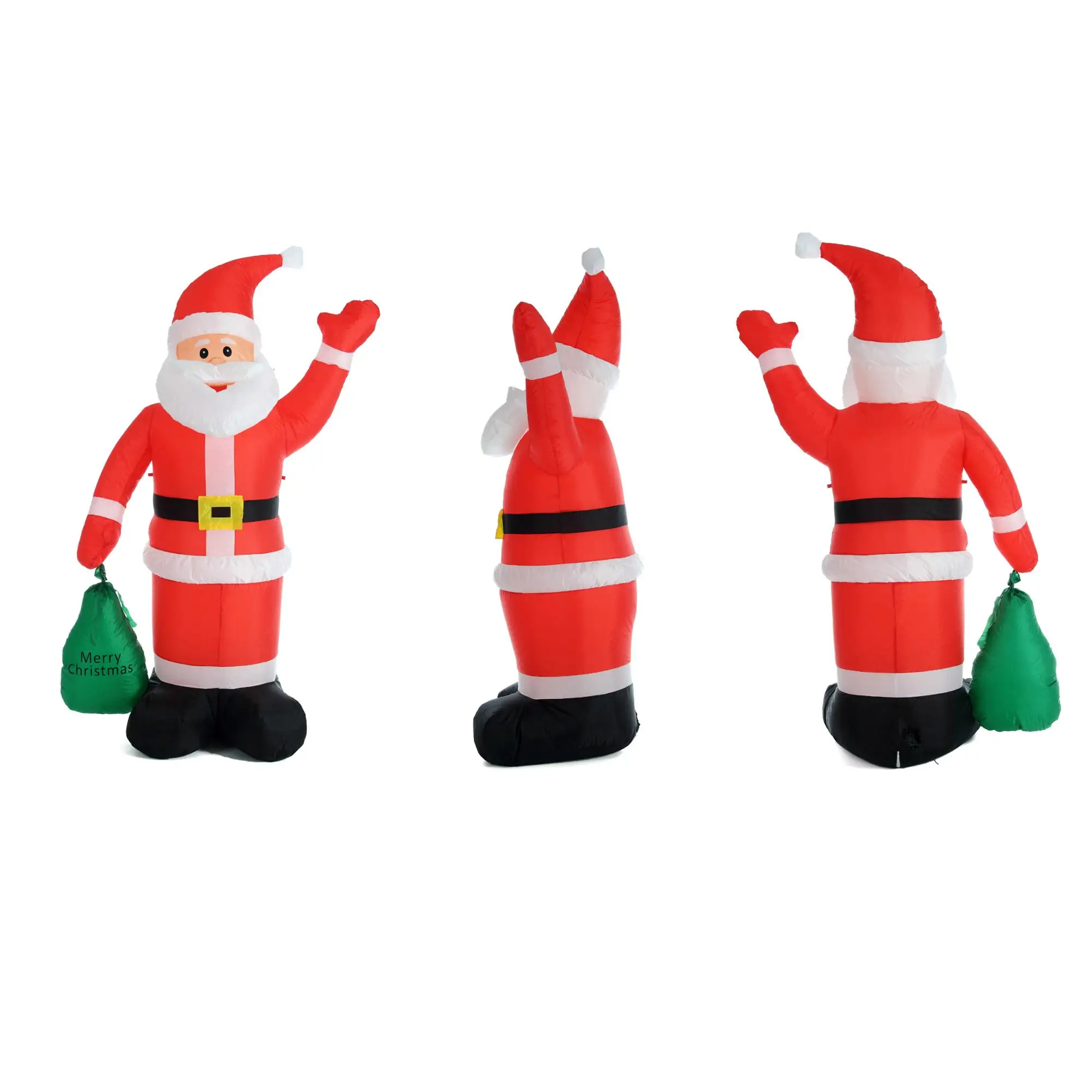 6ft Christmas Inflatable Santa Claus With Gift Bag Yard Garden