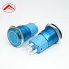 16mm panel cut-out 1 pole off-(on) with ip67 rating dot and ring illuminated pushbutton