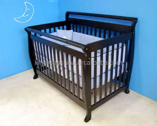 brown toddler bed