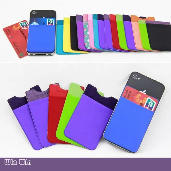 Soft Silicone Card Holder Custom Print Logo Business For Soft Silicone Card Holder Custom Print Logo Business For Cell Phone