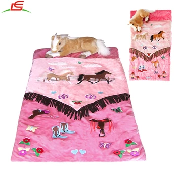 Whole S Boys Kids Cowboy Horse Sleeping Slumber Bag Pillow Set