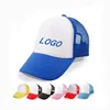 Custom cheap 100% Polyester 5 Panels plain Mesh Trucker Cap