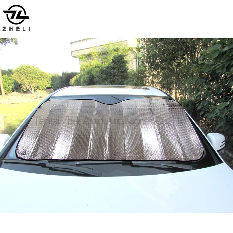 Custom Logo Pe Bubble Material Car Sun Shade Buy Car Sun Shade,Pe
