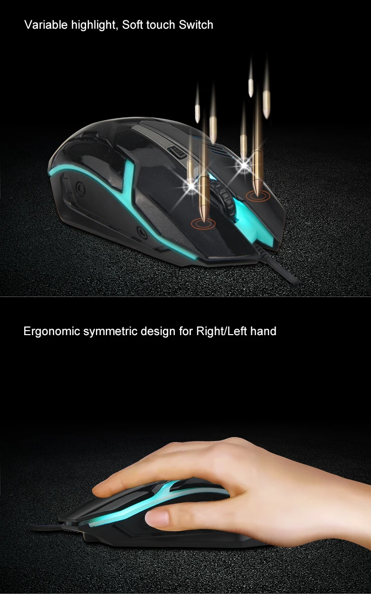 MeeTion M371 Wholesale Computer Accessories Ergonomic optical Wired USB Gaming Mouse for gamer