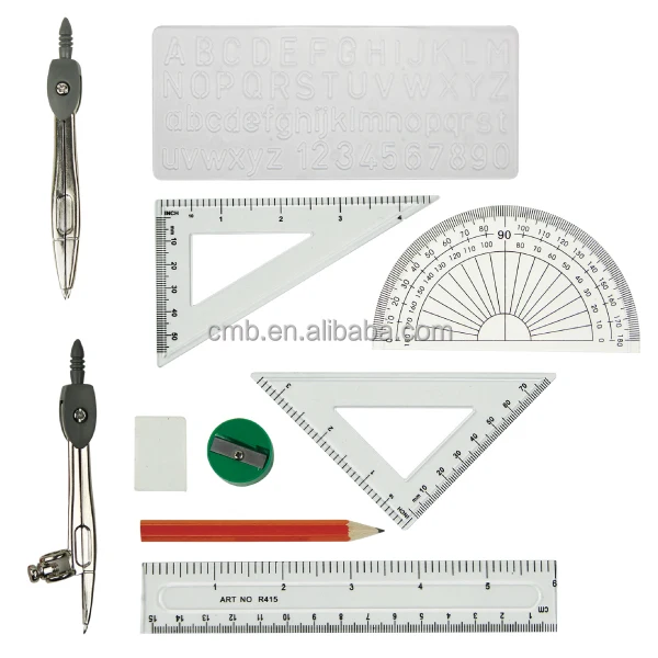 11pcs Math Set School Geometry Box Buy School Geometry Box,11pcs