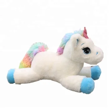 white unicorn plush toy