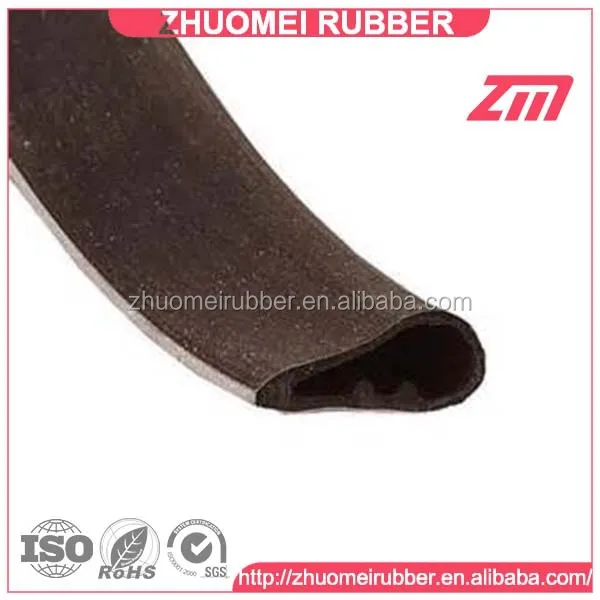Rubber Selfadhesive Gasket Teardropshaped Silicone Fire Door Seal