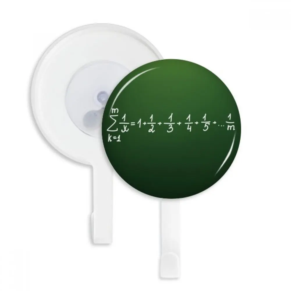 Math Kowledge Formula Sucker Suction Cup Hooks Plastic Bathroom Kitchen 5pcs Gift
