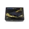 Manufacture price V8 golden freesat dvb-s2 t2/c powervu iptv cccam iptv box usa Network Sharing Twin Protocol support