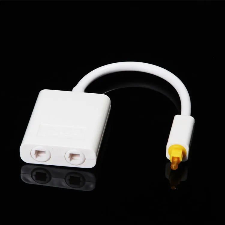 2017 Hot New 2 In 1 Out Toslink Optical Audio Cables Splitter For Tv