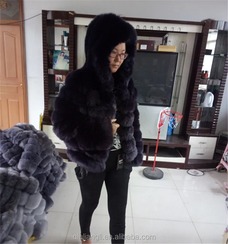 2018 Hot Sale Artificial Faux Fur Coats Fox Fur Coat Fake Fur Jacket